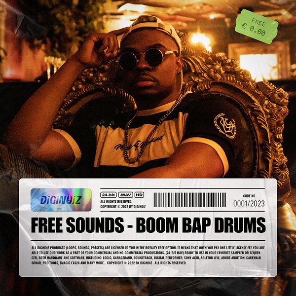 Diginoiz Free Boom Bap Drums Sample Pack Slooply